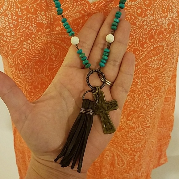 NWT Orange & White Paisley Top - Picture 6 of 6